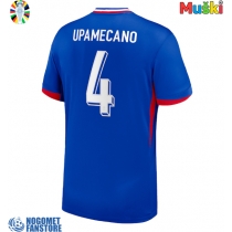 Francuska Dayot Upamecano #4 Domaci Dres EP 2024 Kratak Rukav